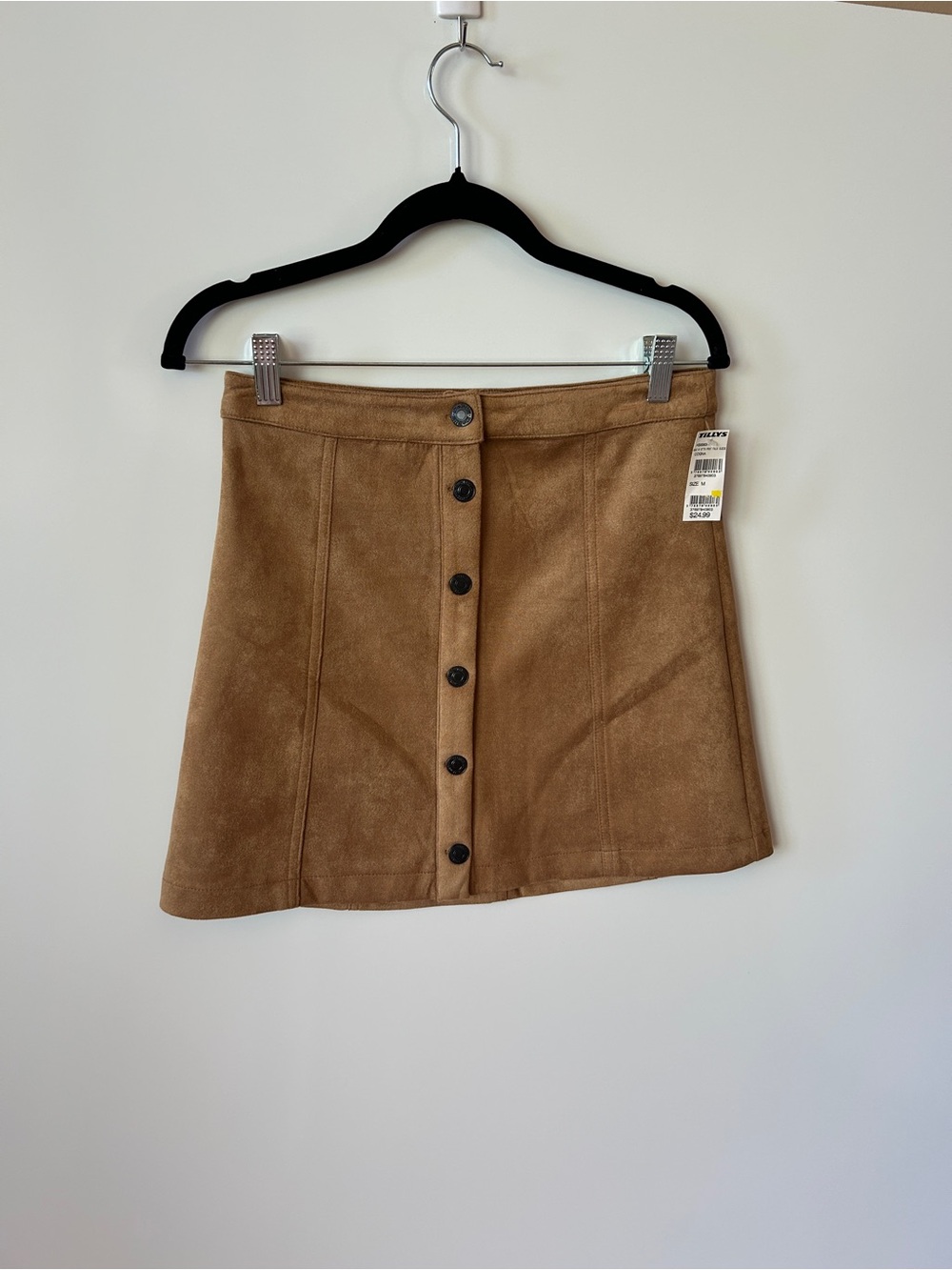 Tilly's Button-Front Faux Suede Mini Skirt - Brown
BXZ